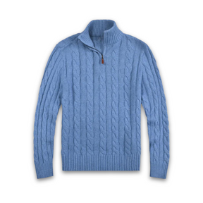 Pullover con Mezza Zip