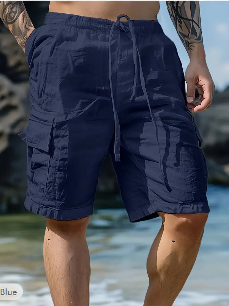 Pantaloni Corti Vita Elastica