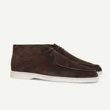 Scarpe in Suede con Lacci
