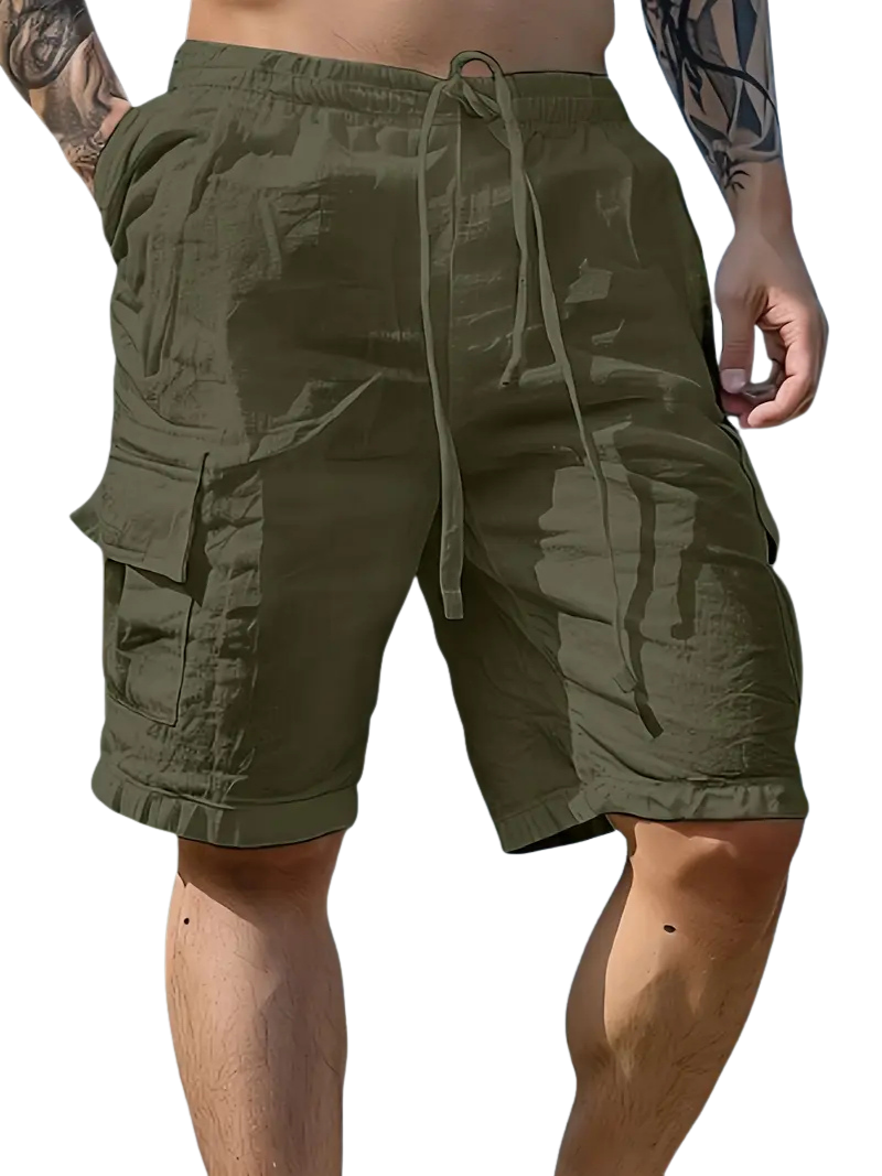 Pantaloni Corti Vita Elastica