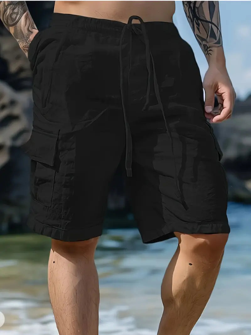 Pantaloni Corti Vita Elastica